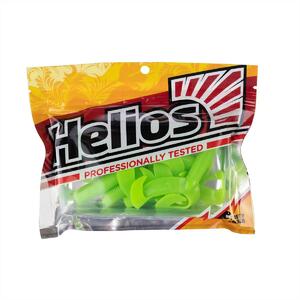 Твистер Credo Double Tail 2,95"/7,5 см Lime 7шт. (HS-12-008) Helios (0), фото 3
