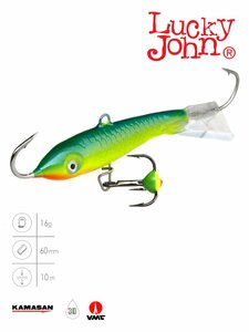 Балансир Lucky John CLASSIC 6 + тр. 60мм/29 блистер, фото 2