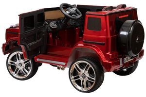 Детский автомобиль Toyland Mercedes-Benz  G63  (высокая дверь) 4x4 красный, фото 4