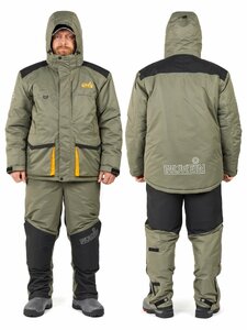 Костюм зимний Norfin ARCTIC 4 + 01( зеленый-черный р.S), фото 3