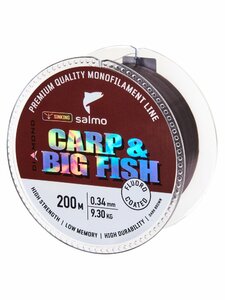 Леска моно. Salmo Diamond CARP & BIG FISH FLUORO COATED Dark Brown 200/034, фото 3
