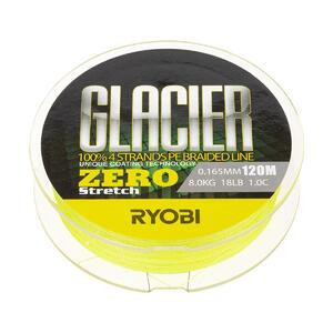 Шнур GLACLER ZERO-120M 1,0/d-0.165mm yellow Ryobi, фото 6