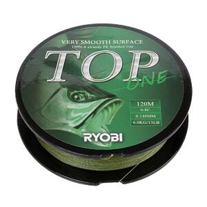 Шнур TOP PE4X-120M 0.8/d-0.148mm Dark green Ryobi, фото 6