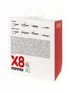 Шнур плетёный Lucky John Vanrex х8 BRAID Fluo Green 125/010, фото 3