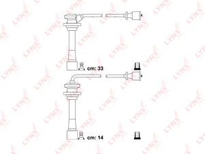 Провода высоковольтные LYNXauto SPE4403. Для: KIA Sportage 2.0 16V 94-03, фото 1