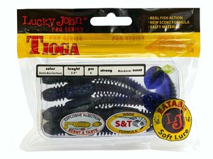Виброхвосты съедобные LJ Pro Series TIOGA 3.9in (10.00)/T52 5шт., фото 4