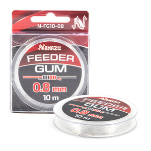 Фидергам Namazu FEEDER GUM, L-10 м, d-0,8 мм, прозрачный, фото 2