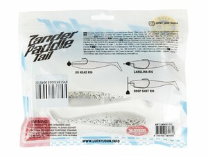 Виброхвосты LJ 3D Series Zander Paddle Tail 4.8in (12.00)/Z02 4шт., фото 5
