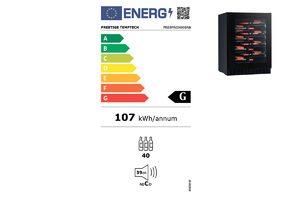 Винный шкаф Temptech PRESPROX60SRB, фото 8