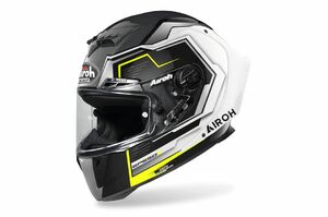 Шлем Airoh GP 550 S RUSH White/Yellow Gloss L, фото 1