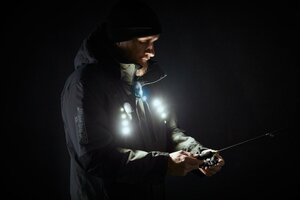 Костюм зимний плавающий Norfin APEX 2 LED 01 ( серо-черный размер S), фото 15