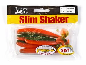 Виброхвосты съедоб. искусст. LJ Pro Series SLIM SHAKER 4in (10.00)/T56 6шт., фото 4
