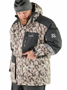 Костюм зимний  Norfin TORNADO PRO DESERT LE 04 ( бежево-коричневый размер XL), фото 11
