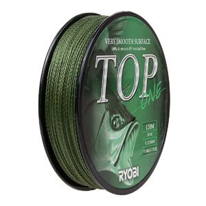 Шнур TOP PE4X-120M 10,0/d-0.523mm Dark green Ryobi, фото 4