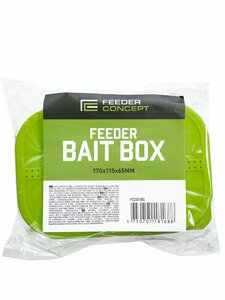 Коробка рыболов. для прикорм. и насад. с вент. крыш. и лот. FC FEEDER BAIT BOX 170×115×65, фото 5
