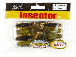 Виброхвосты съедоб. искусст. LJ Pro Series INSECTOR 2,8in (07.00)/T36 8шт., фото 5