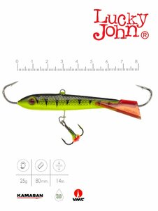 Балансир Lucky John CLASSIC 8 + тр. 80мм/31RT блистер, фото 3