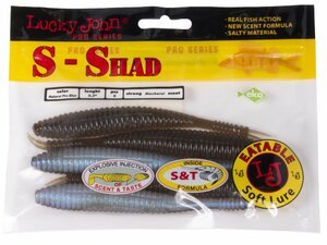 Черви съедобные LJ Pro Series S-SHAD 5.2in (13.20)/T46 5шт., фото 4