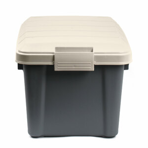 Ящик многофункц. особопрочный СЛЕДОПЫТ Expedition Box, 30 л, 500х360х320 мм, цв. графит/бежевый, фото 7