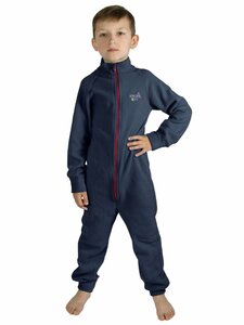 Комбинезон флисовый Norfin KIDS THERMO NAVY 02(темно-синий  р.116-122), фото 3