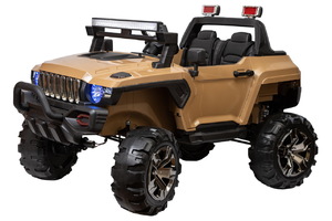 Детский электромобиль Джип ToyLand Jeep Big QLS 618 Песочный, фото 1