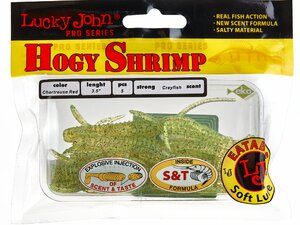 Виброхвосты съедоб. искусст. LJ Pro Series HOGY SHRIMP 3.5in (08.90)/S15 5шт., фото 4