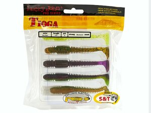 Виброхвосты съедобные LJ Pro Series TIOGA 3.9in (10.00)/MIX1 5шт., фото 3