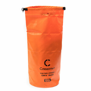 Гермомешок СЛЕДОПЫТ - Dry Bag без лямок, 100 л,ПВХ, цв. оранжевый, фото 6