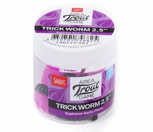 Слаги съедобные искусственные LJ Pro Series TRICK WORM 2,5in (06.35)/T91 7шт., фото 4