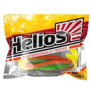 Виброхвост Trofey 5.5"/14см Pepper Green & Orange LT 4шт. (HS-25-032) Helios, фото 2