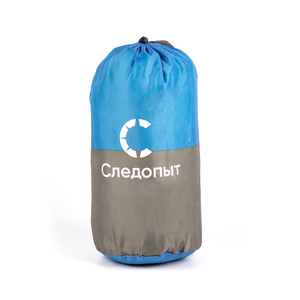 Матрас кемпинговый надувной СЛЕДОПЫТ, с насосом, 190x60x12 cм, голубой/серый, фото 2