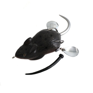 Мышь-незацепляйка Namazu MOUSE с лепестками, 76 мм, 26 г, цвет 14, крючок-двойник YR Hooks (BN) #2/0, фото 5
