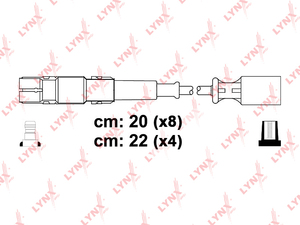 Провода высоковольтные LYNXauto SPE5322. Для: Mercedes-Benz, Мерседес, C(W202/W203/W208)/E(W210)/ML(W163)., фото 2