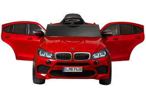 Детский электромобиль Джип ToyLand BMW X6 mini YEP7438 Красный, фото 10