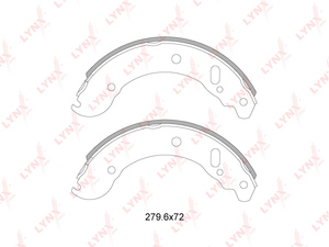 Колодки тормозные задние LYNXauto BS-4604. Для: Gaz, ГАЗ, Gaz, Газель Next 2.7-2.8D 13> /Gaz, Газель 2.3-2.9 99-19 / 2217/2705/3221/3302 2.3-2.9. Ширина, мм - 72. Диаметр, мм - 279,6., фото 2