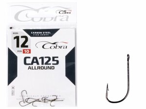 Крючки Cobra Allround STRUGER сер. CA125 разм. 012 10шт., фото 3