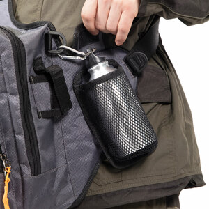 Сумка рыболовная СЛЕДОПЫТ Fishing Shoulder Bag, 40х43х10 см, цв. серый, фото 7