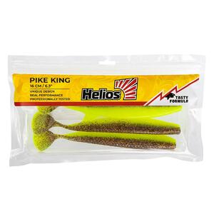Виброхвост Pike King 6.3"/16 см Golden Lime 3шт (HS-37-048) Helios, фото 2