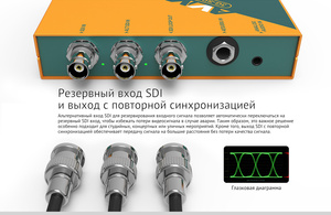 Конвертер AVMATRIX SC1120 3G-SDI в HDMI/AV с масштабированием, фото 10