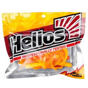 Твистер Credo Four Tail 3,35"/8,5 см Orange & Yellow 10шт. (HS-20-015) Helios, фото 2