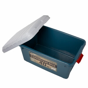 Ящик многофункц. особопрочный СЛЕДОПЫТ Expedition Box, 40 л, 600х360х320 мм, цв. зеленый/серый, фото 3