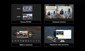 Видеомикшер-стример AVMATRIX Shark S4 компактный 4CH SDI-HDMI USB LAN, фото 15