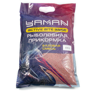 Прикормка Yaman Active Bite База, цв. красный, 2500 г, фото 2