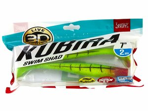 Виброхвосты LJ 3D Series KUBIRA SWIM SHAD 7,0in (17,50)/PG15 2шт., фото 5