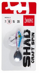 Тейл-спиннер Lucky John SHAD CRAFT SPIN 10.0г  018 в блистере, фото 3