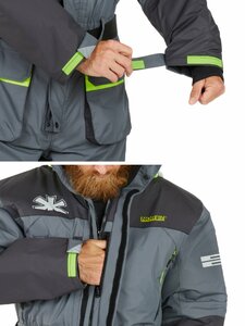 Комбинезон плавающий зимний Norfin SIGNAL 2 PRO 07(серый р.XXXXL), фото 5
