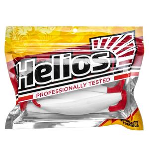 Виброхвост Trofey 5.5"/14см White RT 4шт. (HS-25/1-003) Helios, фото 2