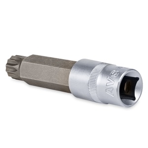 Торцевая головка со вставкой AVS BS12M16HL, M16, квадрат 1/2″, профиль SPLINE с отверстием, фото 2
