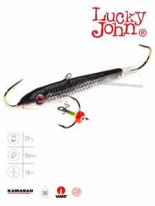 Балансир Lucky John CLASSIC 9 + тр. 90мм/13H блистер, фото 2
