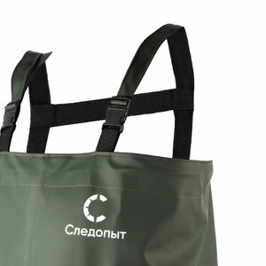 Полукомбинезон рыбацкий СЛЕДОПЫТ ПВХ XXXL, р. 46, цв. олива/4/, фото 4